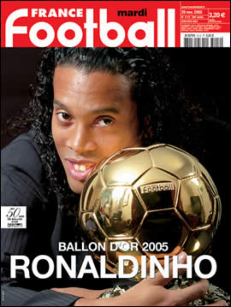 Роналдиньо золотой мяч 2005 год