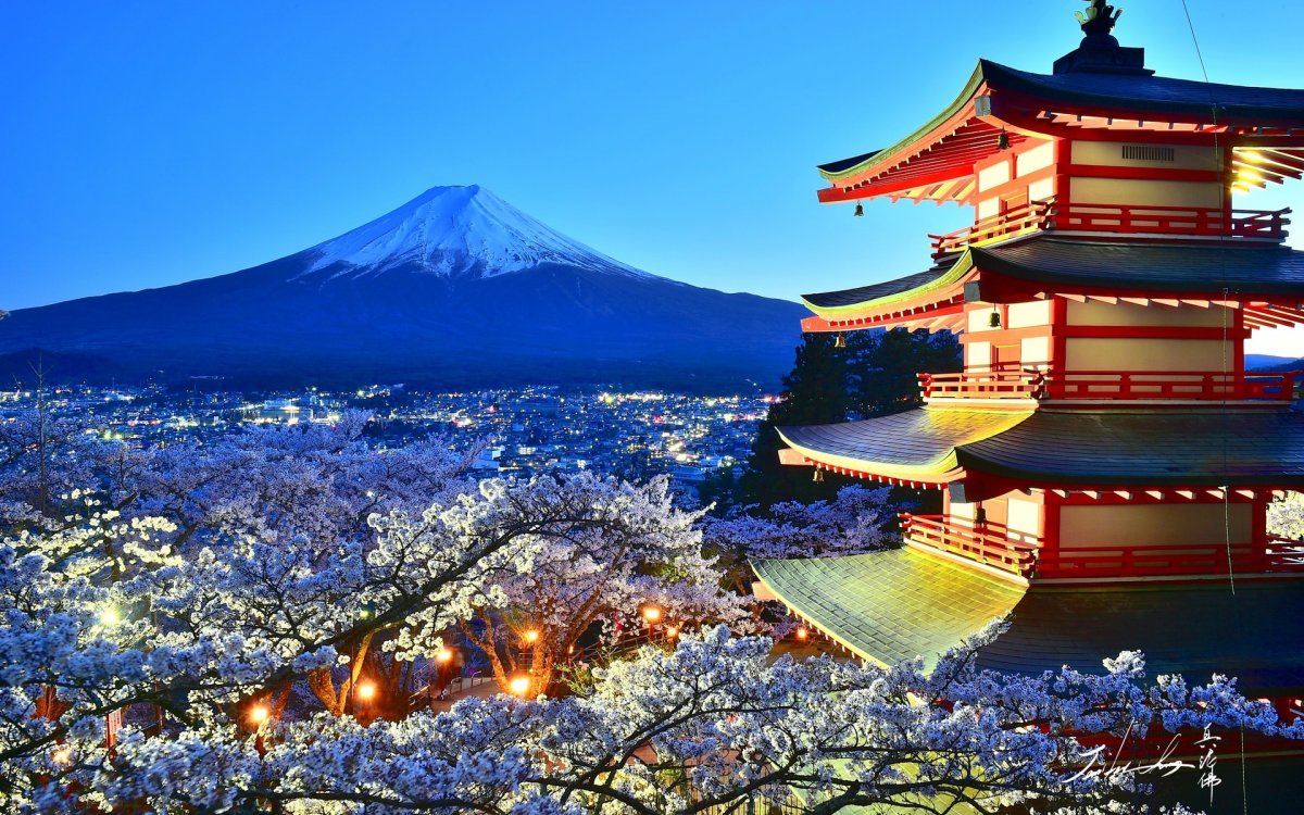 Япония вулкан Фудзияма