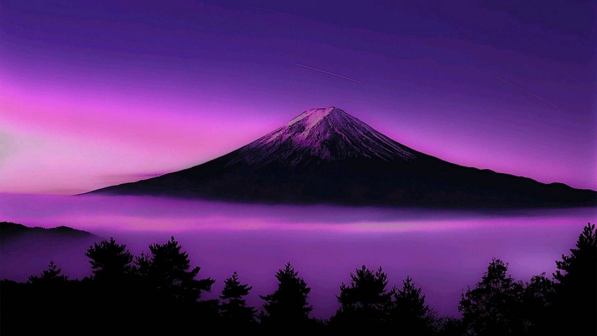 Гора Фудзи в Японии