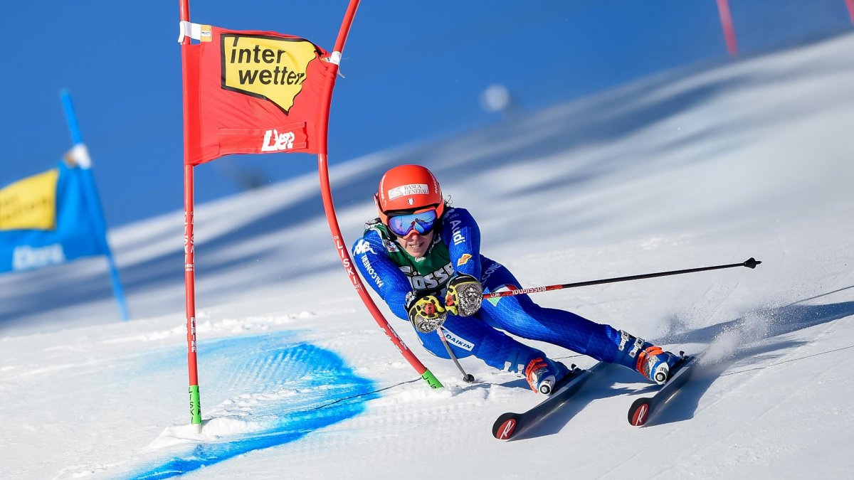 Слалом гигант горные лыжи