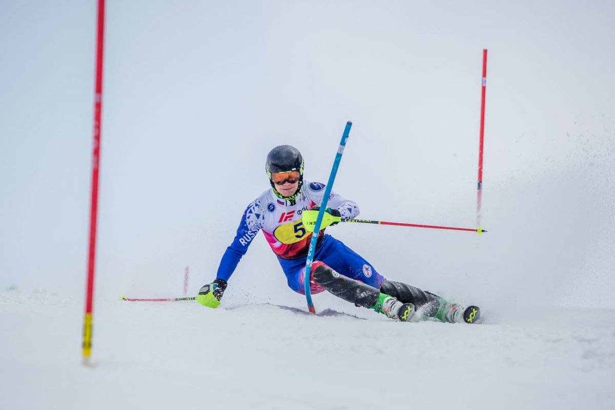 Слалом трасса