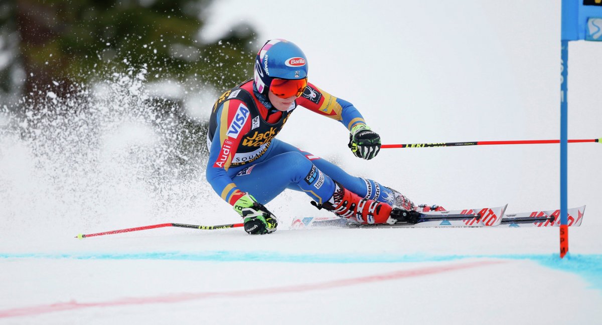 Горнолыжница слалом Микаэла Шиффрин