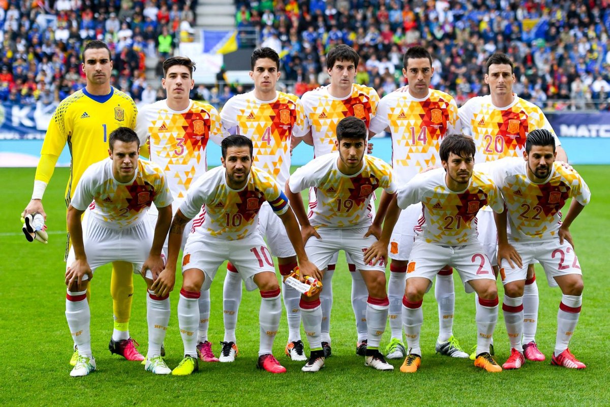 Фото сборной Испании 2016