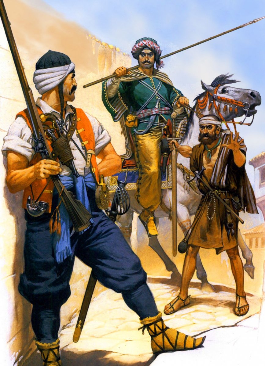 Воины Османской империи 18 век