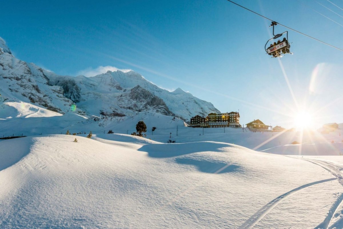 Швейцария Альпы горнолыжные курорты