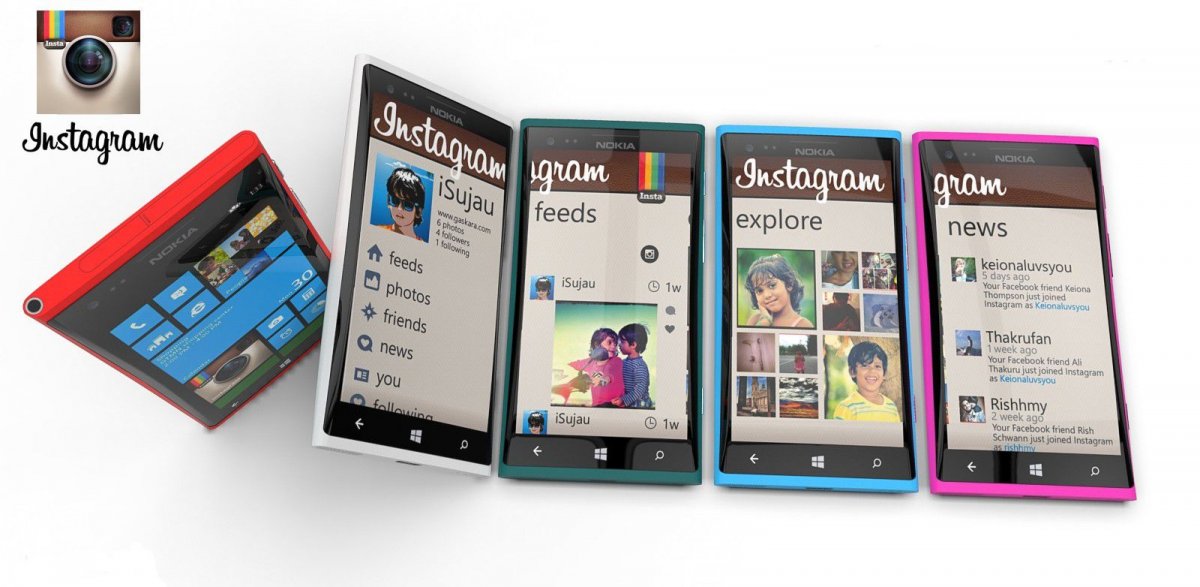 Инстаграм на Nokia