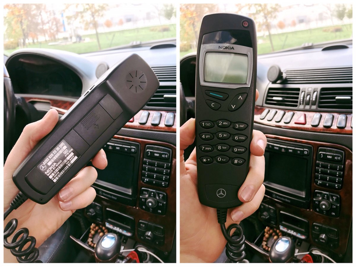 Штатный телефон Мерседес w220