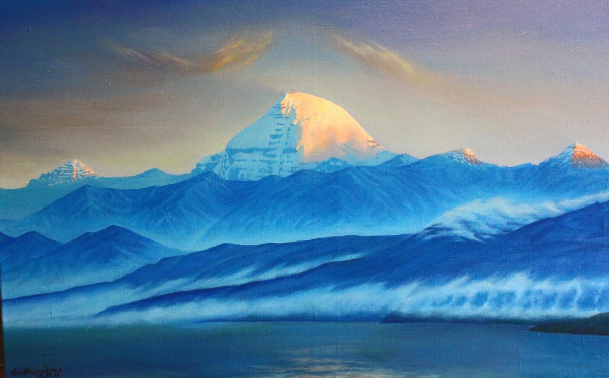Гора Кайлас картины Рерих