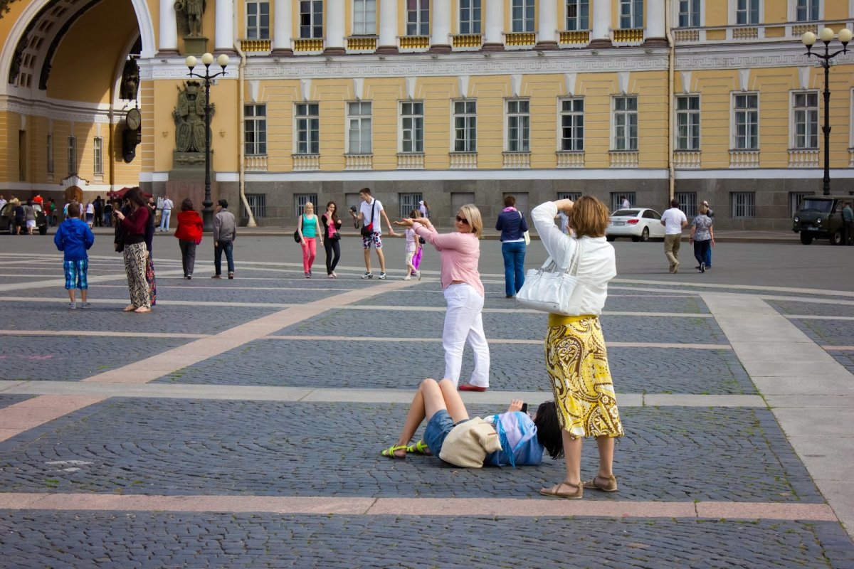 Туристы в Волгограде
