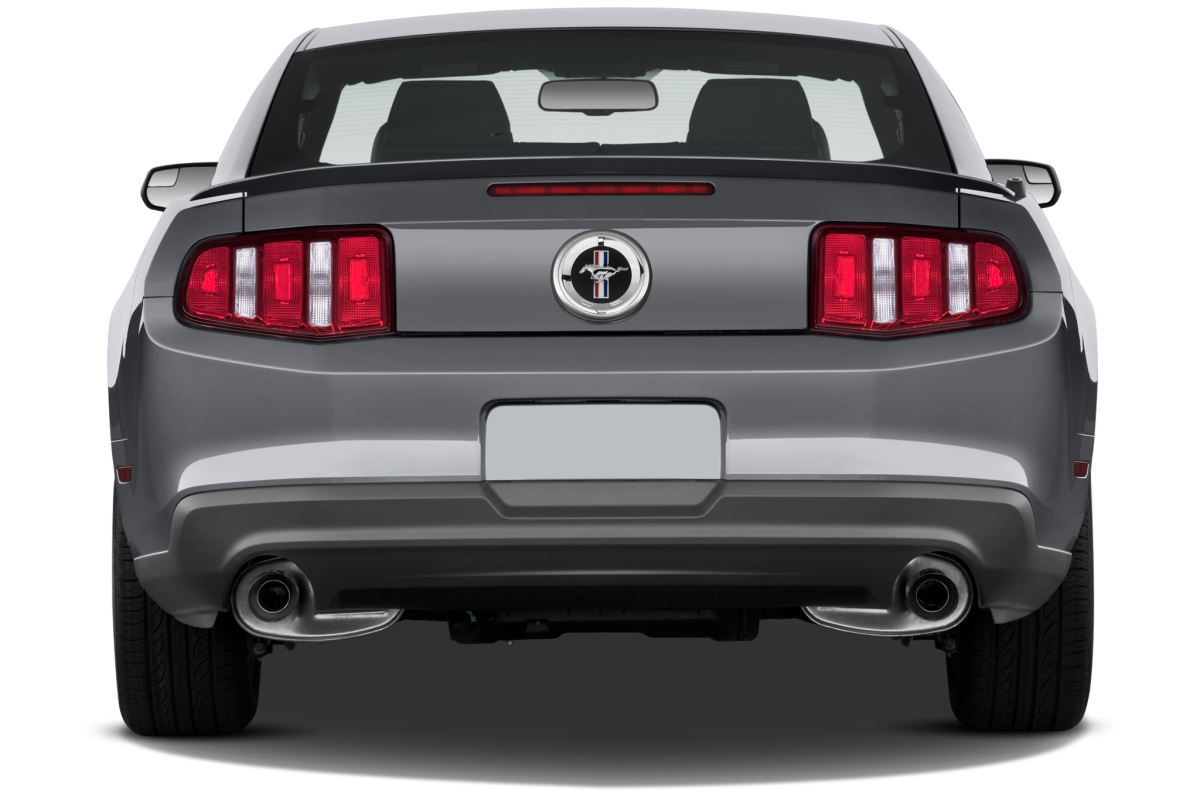 Автомобиль сзади без фона