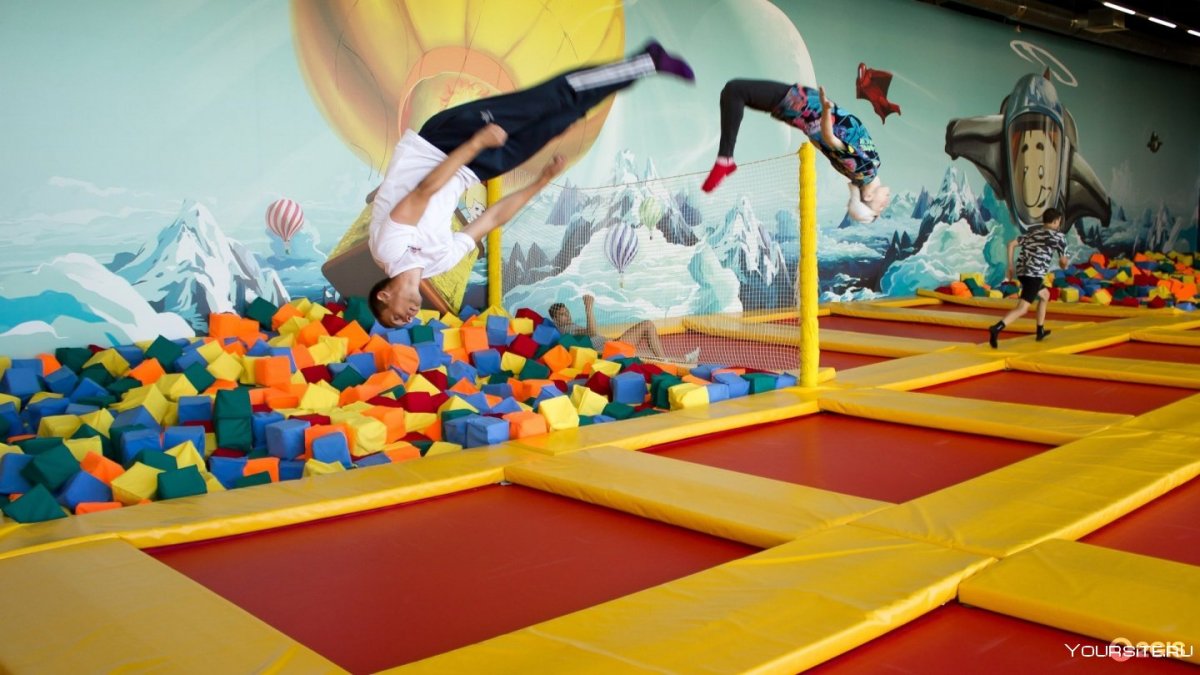 Батутный центр Улан-Удэ атмосфера