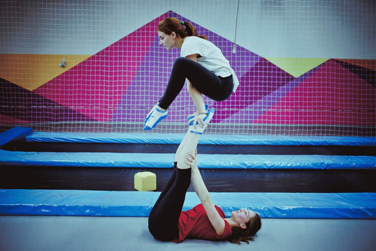 Батутный центр на Карболитовской 18