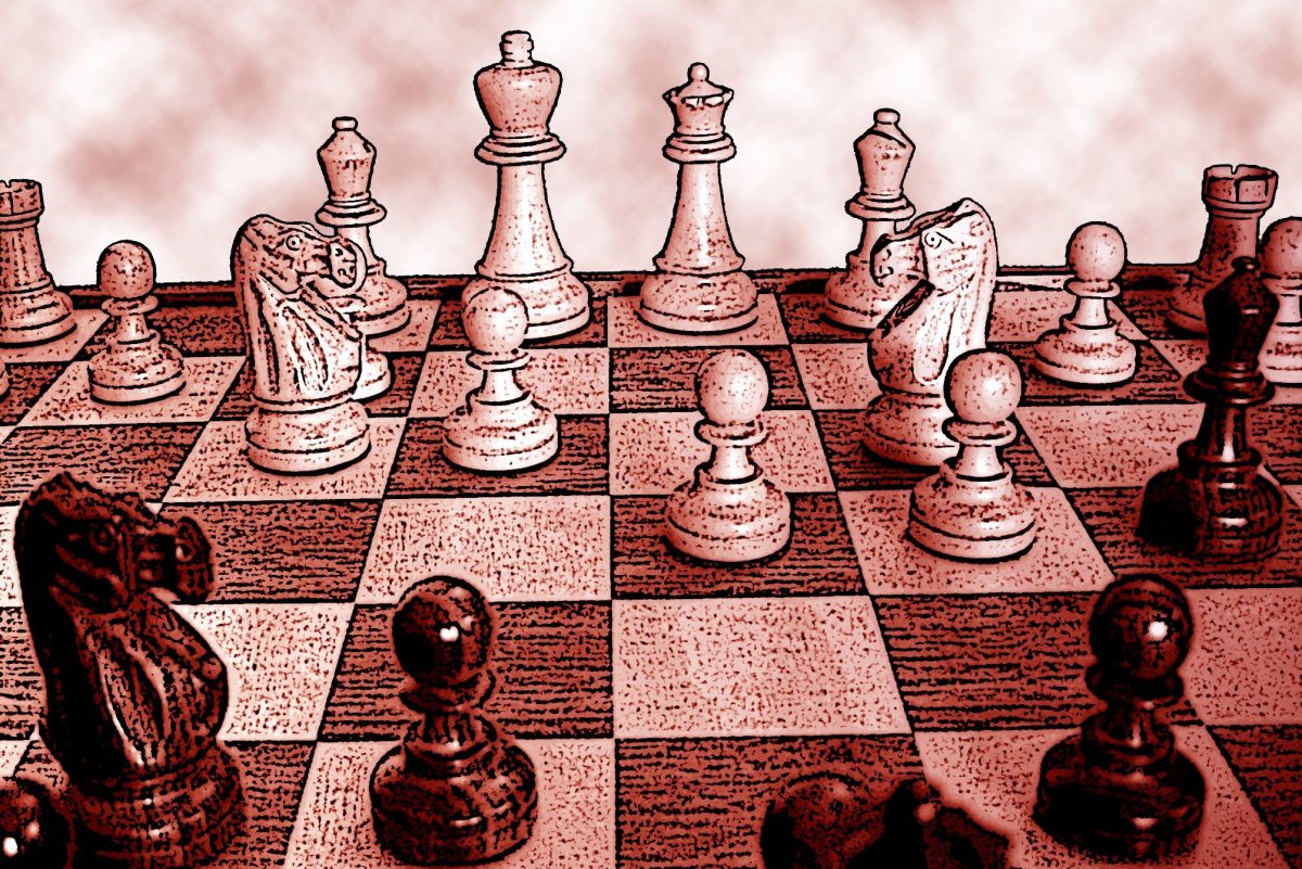 Цветные шахматные фигуры