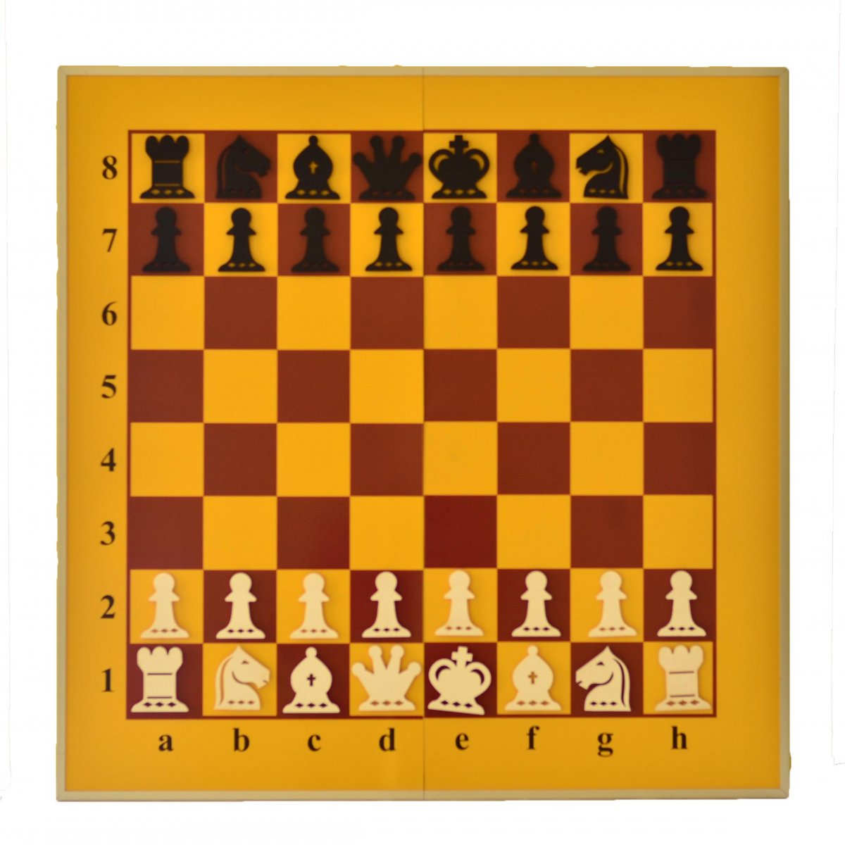 Изображение шахматной доски с фигурами