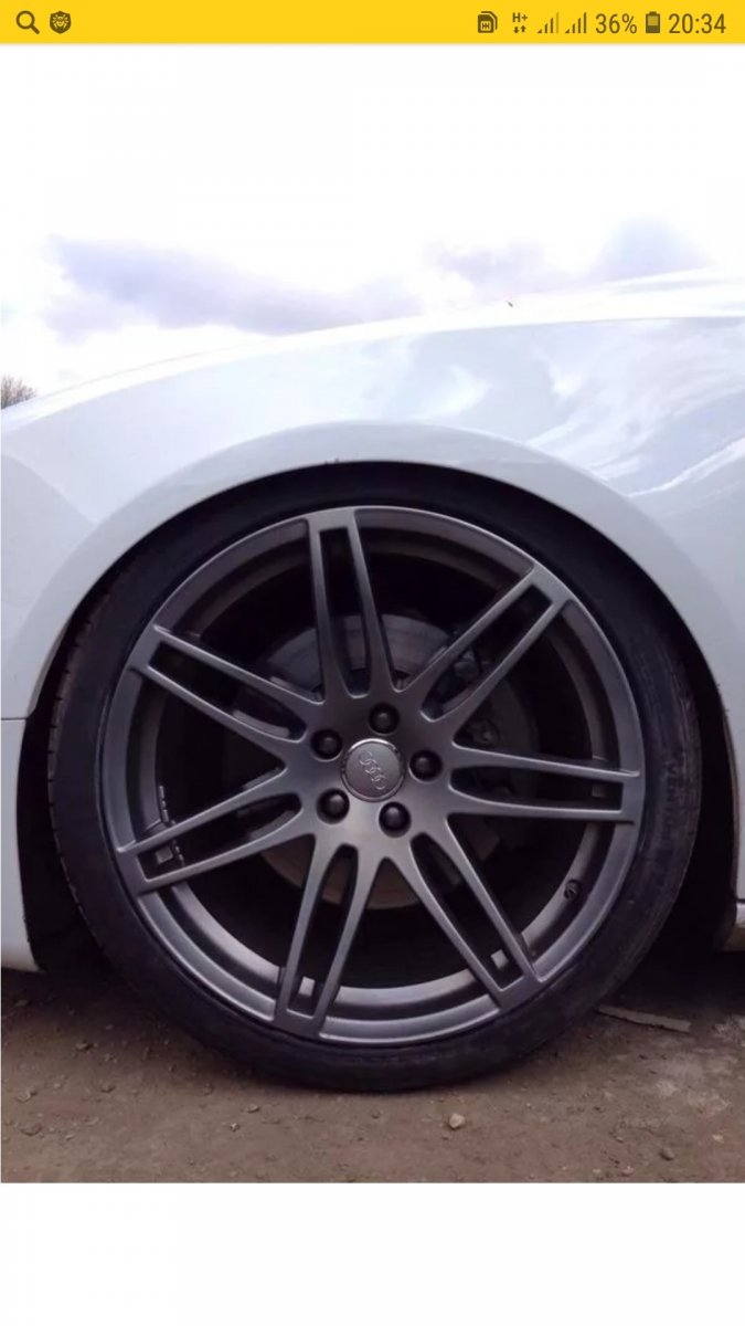 Диски Ауди светлый графит