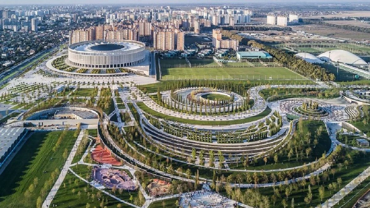 Стадион Краснодар парк Галицкого