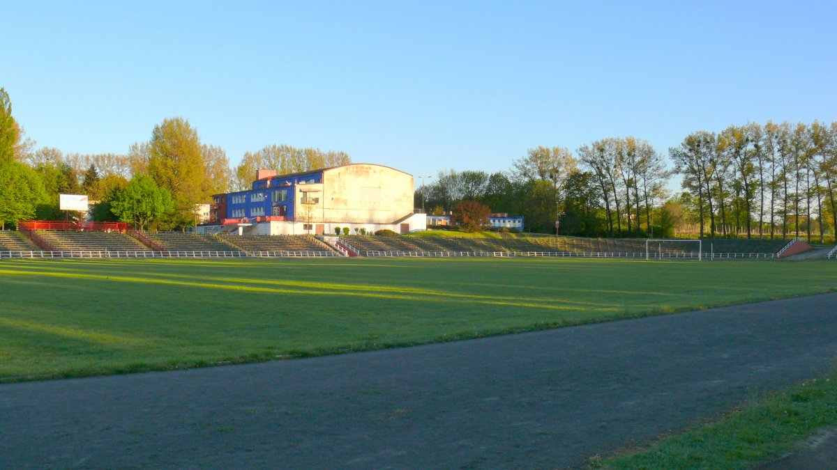 Стадион старт Саранск зимой