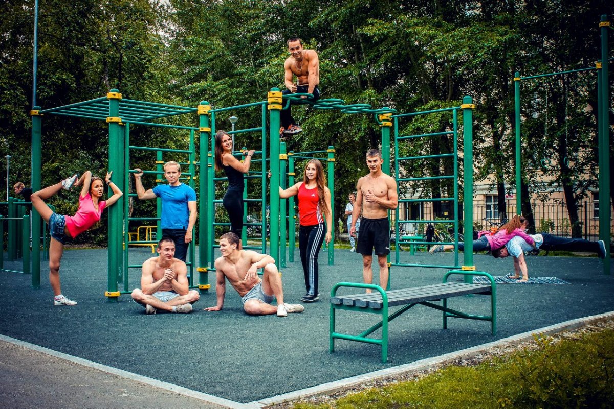 Турник на природе