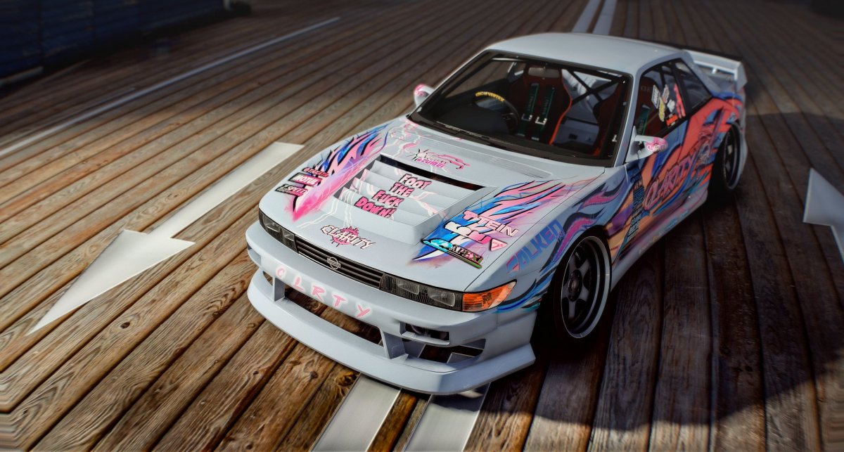 Nissan Silvia s13 Drift livery