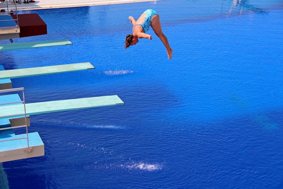 Алина Арефьева прыжки в воду