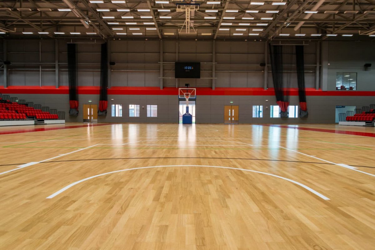 Баскетбольный зал в доме