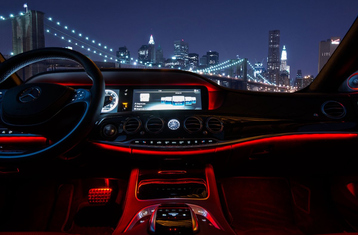 Mercedes Benz e63 AMG w222 салон