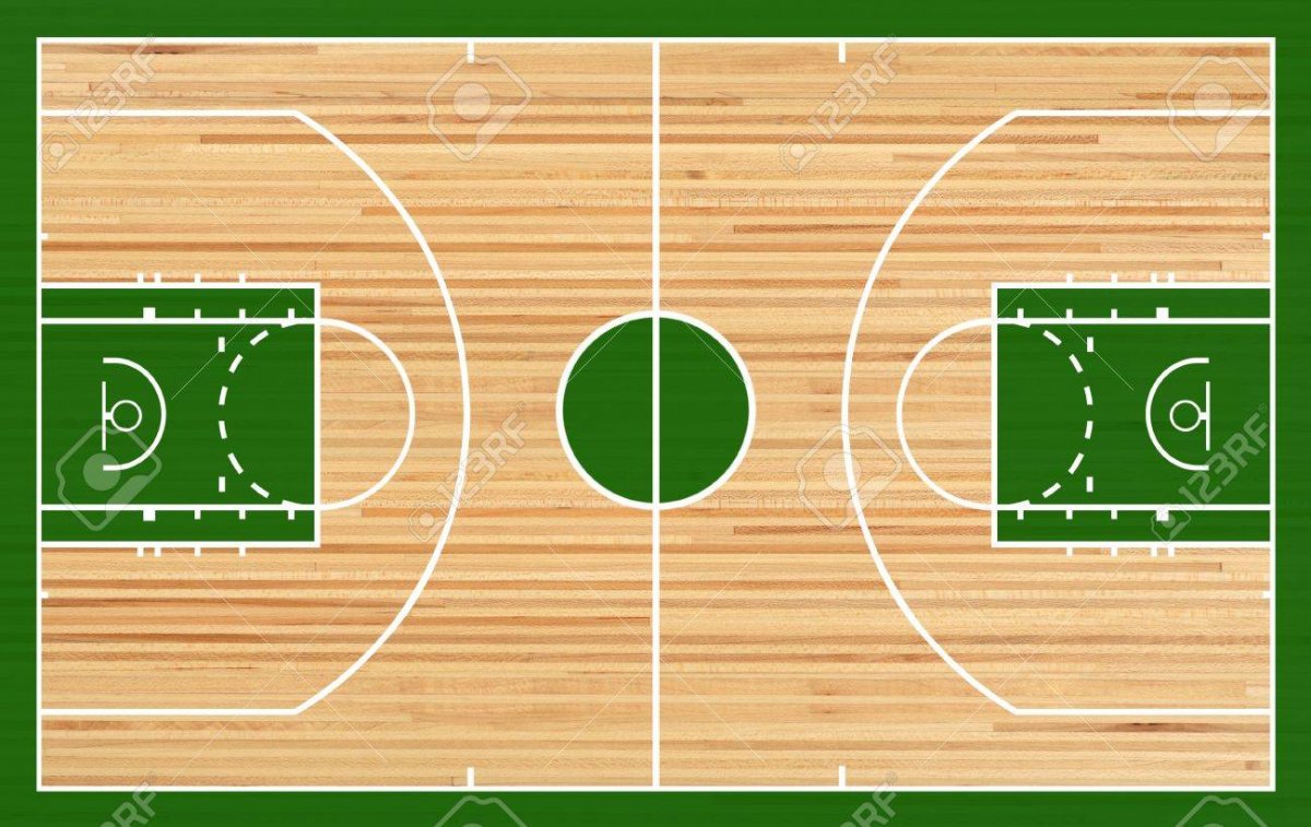 Баскетбольная площадка вектор