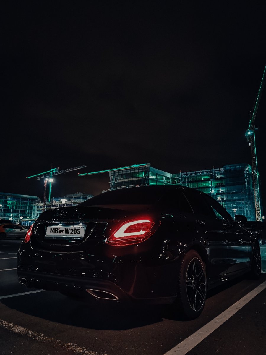 Mercedes Benz s class w222 салон ночью