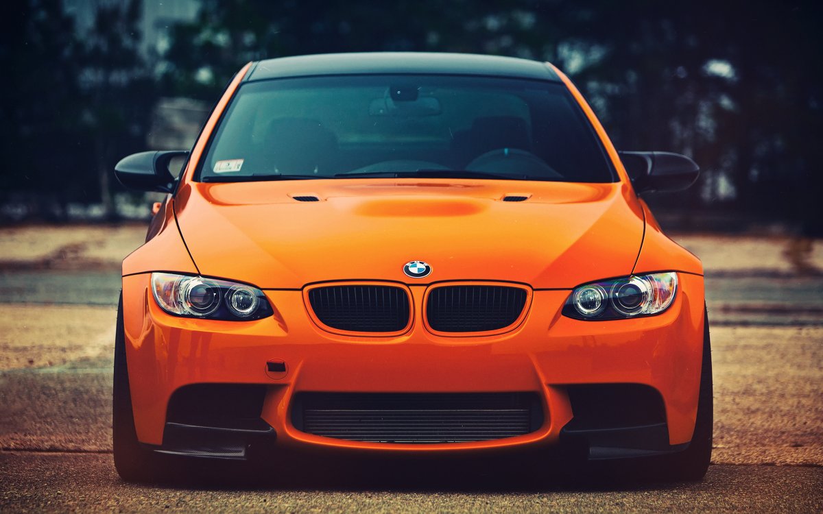 BMW m3 Orange