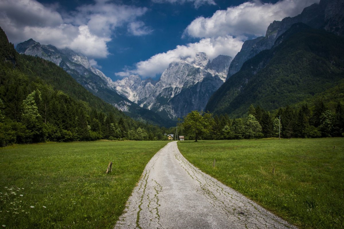 Дорога в Альпах