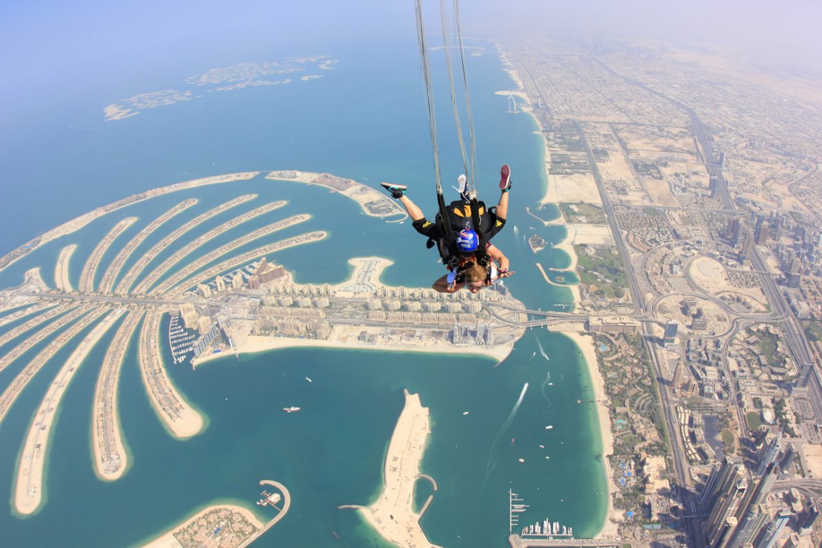Скайдайв Дубай Skydive Dubai