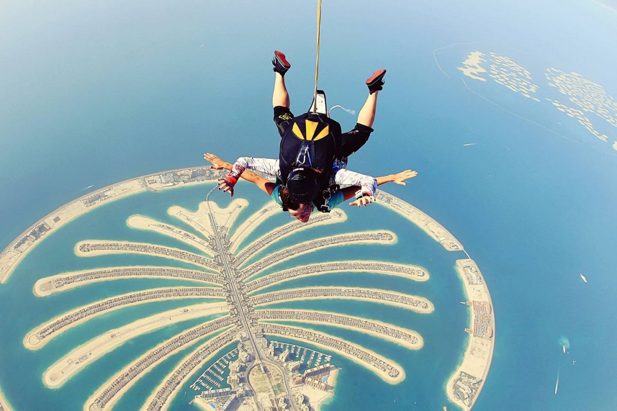 Skydive Dubai Пальма