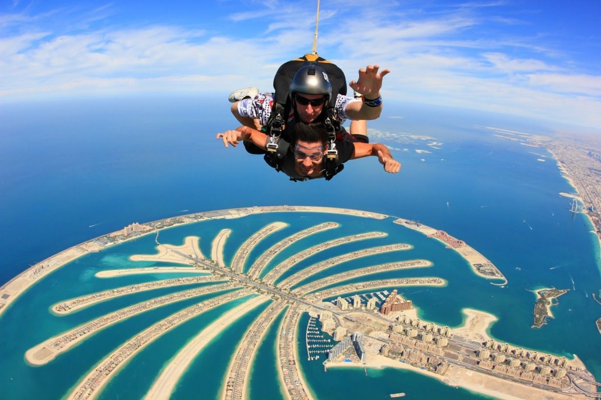 Скайдайв Дубай Skydive Dubai