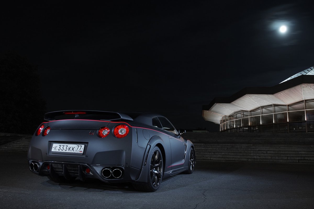 Nissan GTR Night 4к