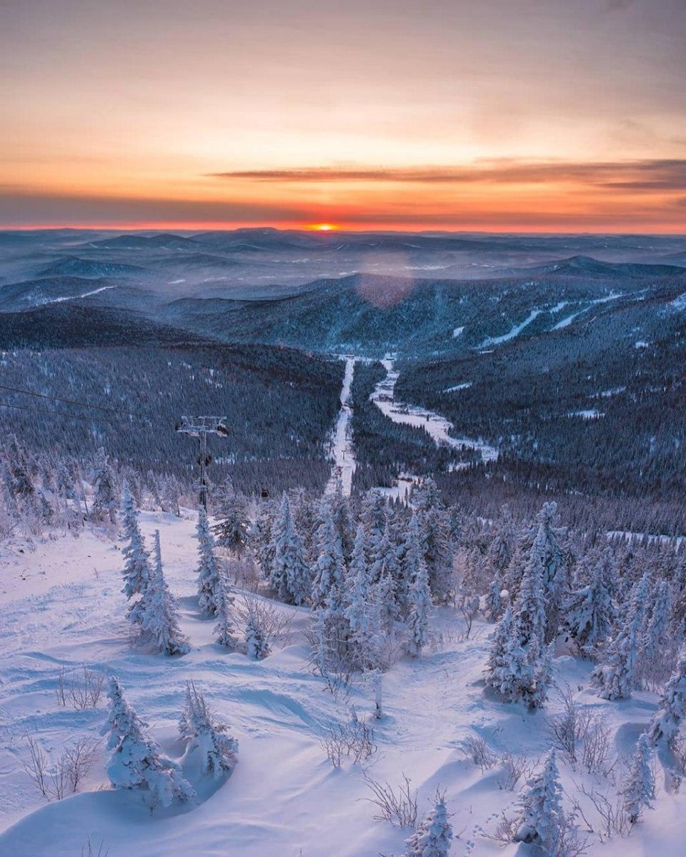 Горы Алтая Шерегеш