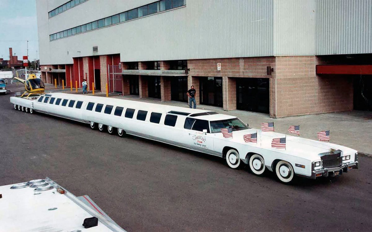 Cadillac Eldorado 1976 самый длинный лимузин