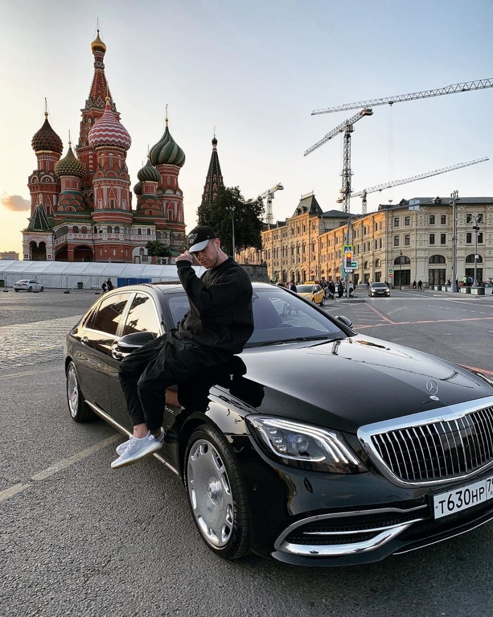 Егор Крид в Москве с машиной