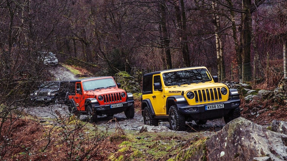 Jeep Wrangler Rubicon 2d желтый