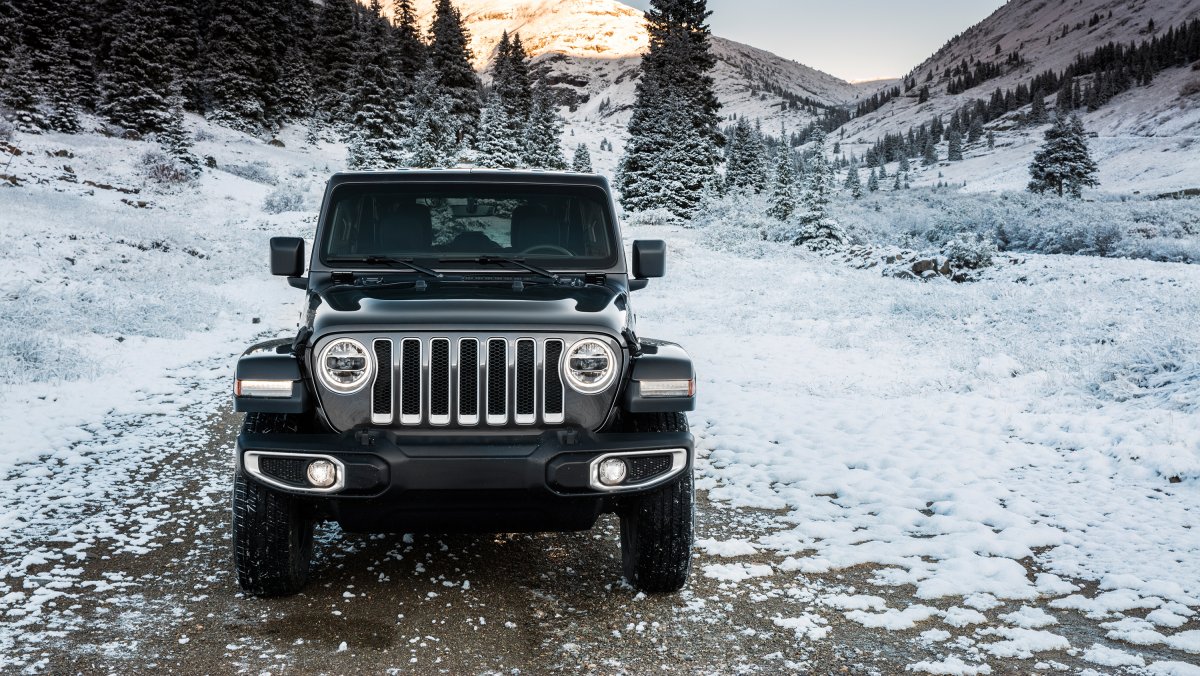 Jeep Wrangler Rubicon красный