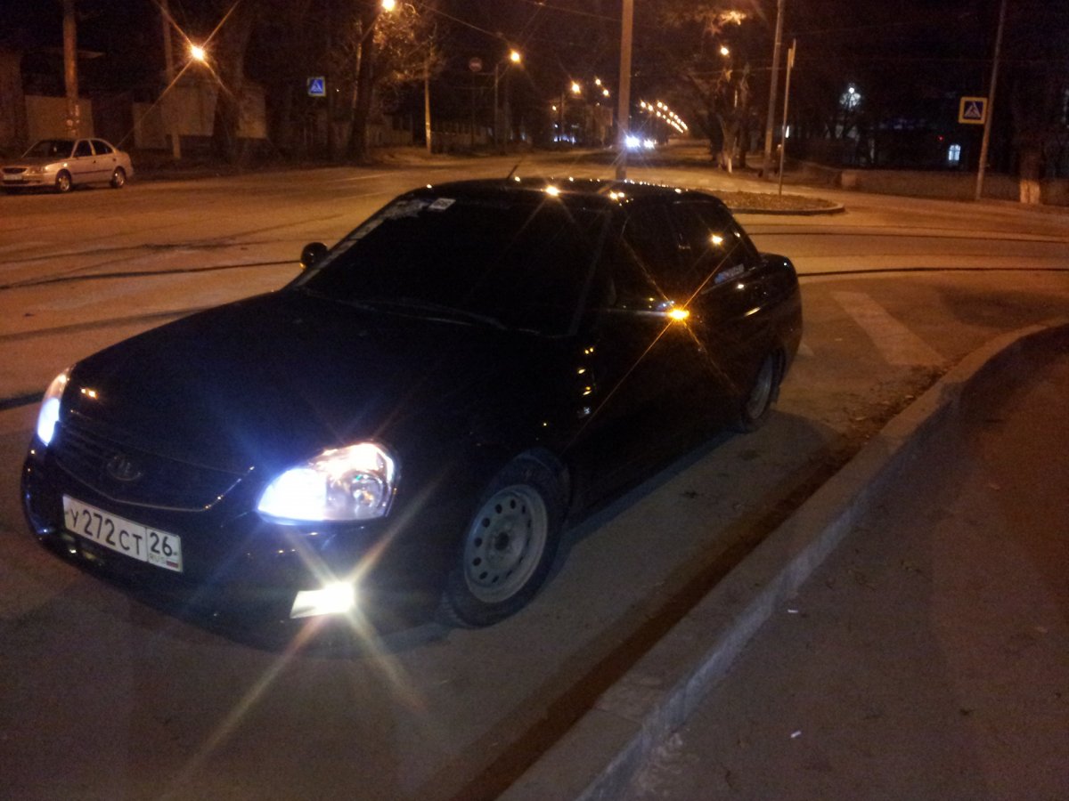 Лада Приора 2 седан черная БПАН