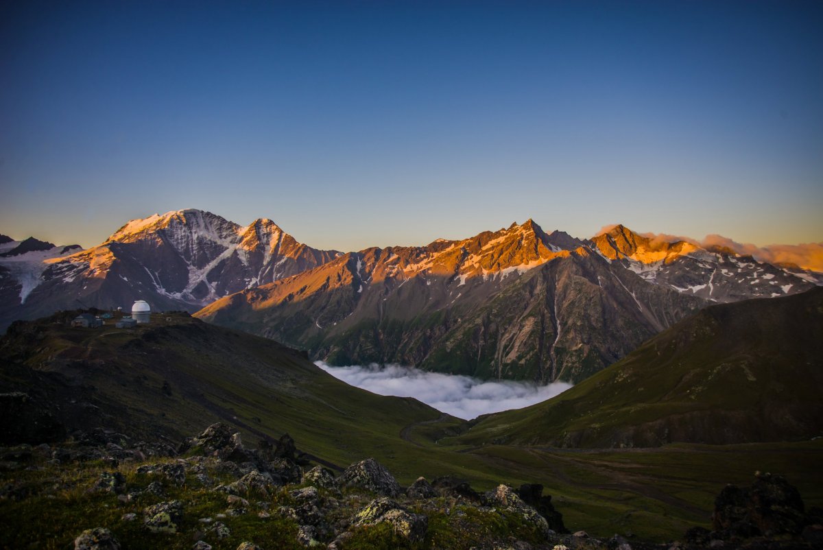 Кавказ перевал Донгуз орун