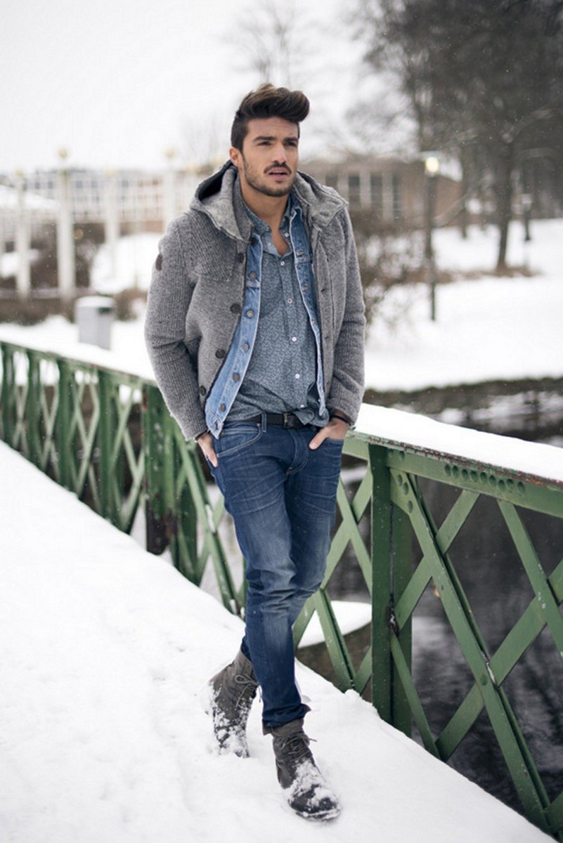 Стильная мужская одежда на зиму