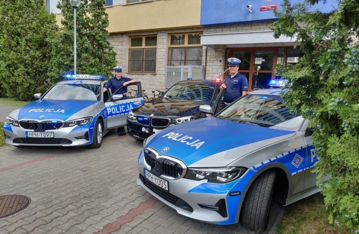 Польская полиция машины