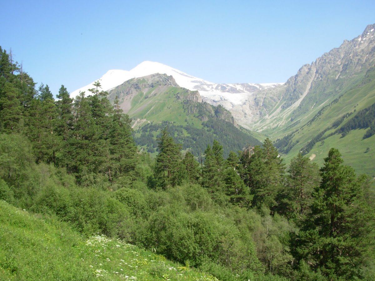 Гора Чегет в Кабардино-Балкарии
