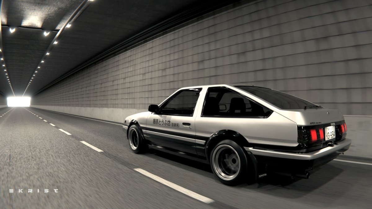 Toyota ae86 4k