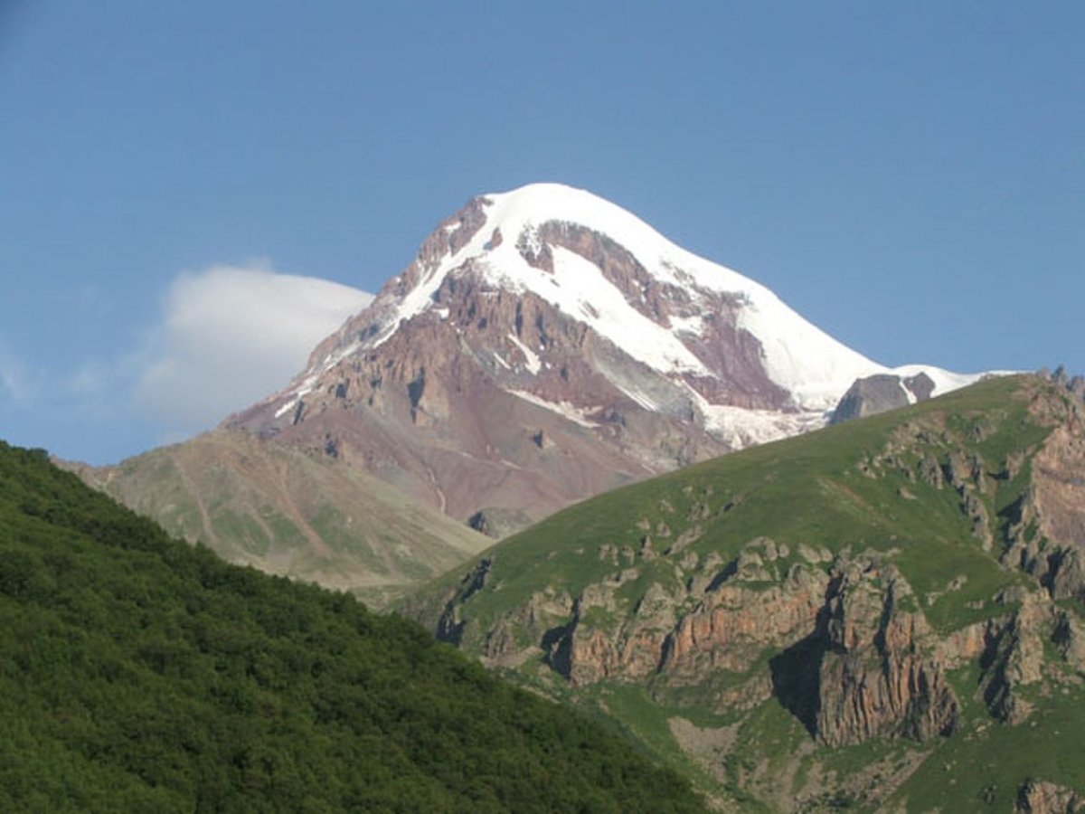 Гора Казбек высота над уровнем моря