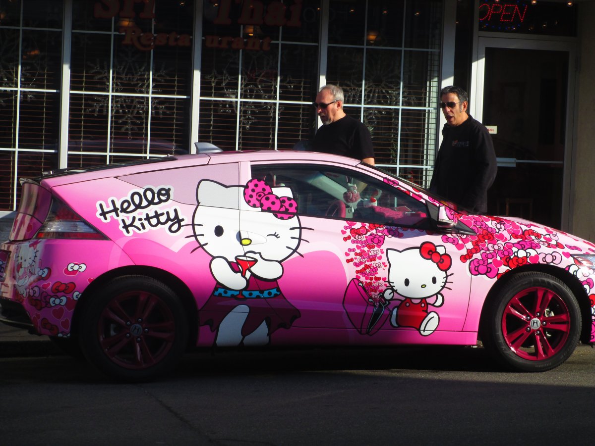 Hello Kitty машина