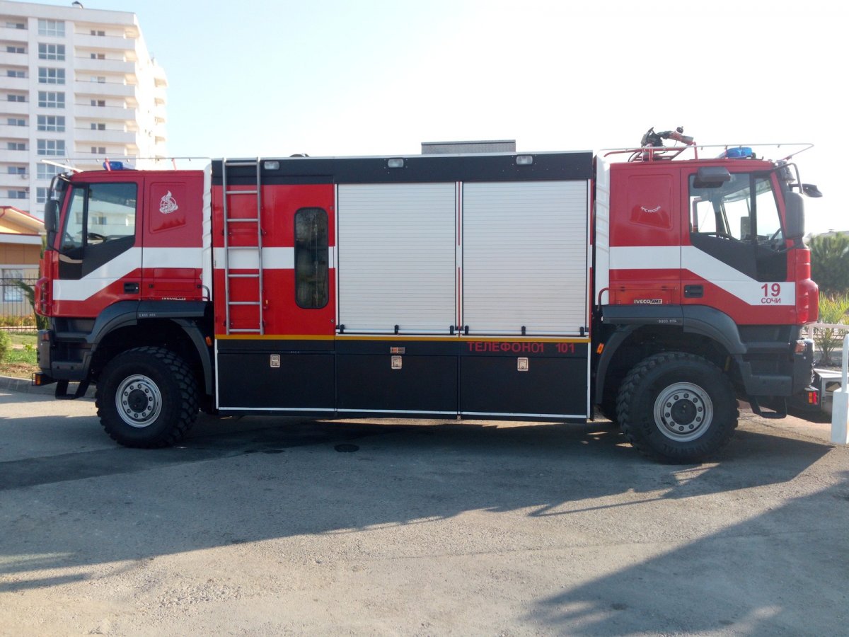 Пожарная машина Урал 4320