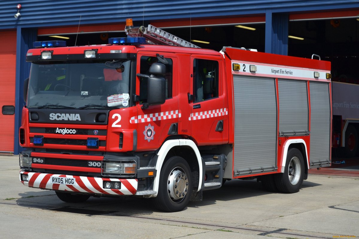 Пожарная машина Scania p300