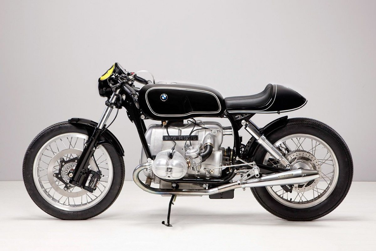 BMW r90s серого цвета